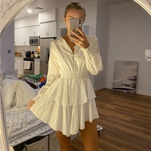 Revolve White eyelet Dress